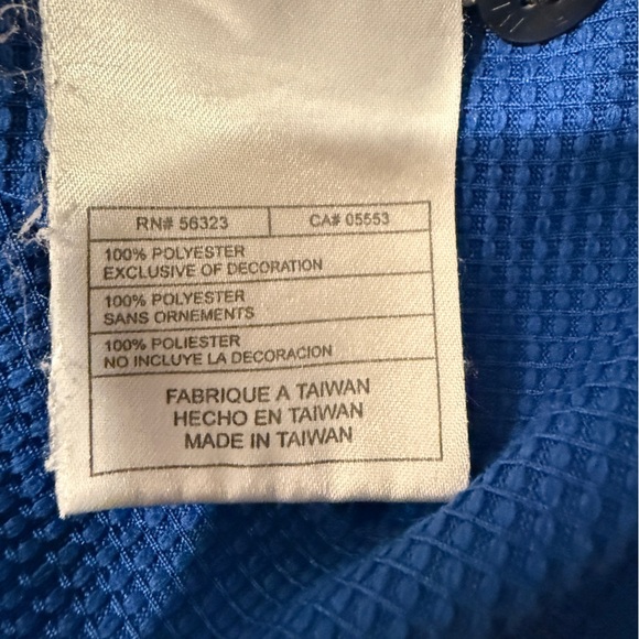 ⛳ Nike Golf Sphere Dry Blue Short Sleeve Polo – XL – Blue ⛳ - Picture 8 of 10